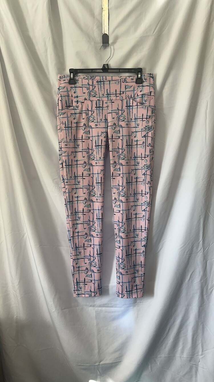 NWT Lilly Pulitzer Kelly Stretch Pants Skinny Mid-Rise Zanzibar Blue Size 2